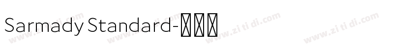 Sarmady Standard字体转换